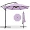 Best Choice Products 10ft Offset Hanging Outdoor Market Patio Umbrella w/ Easy Tilt Adjustment
